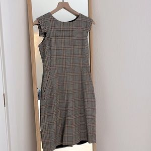Plaid jcrew dress great for business or cocktails.